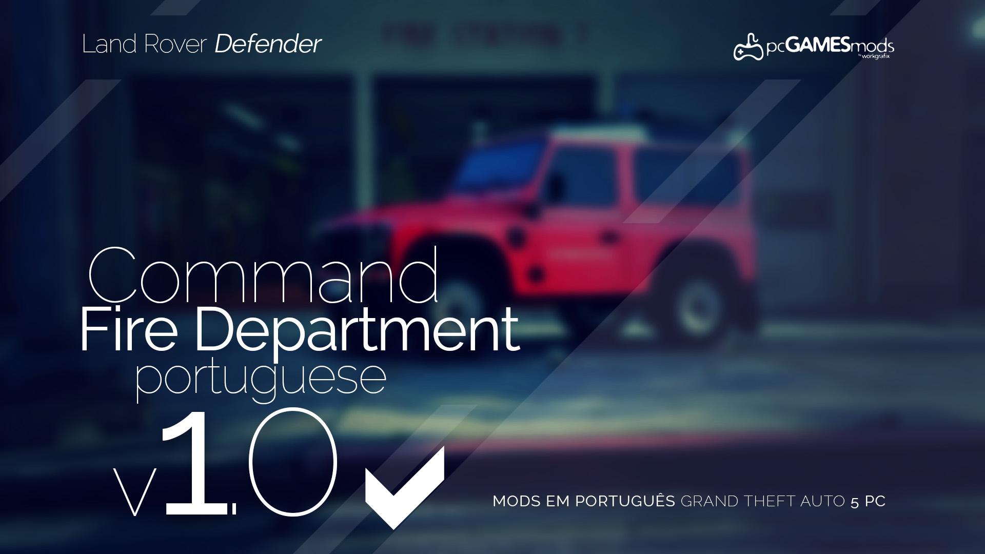 Portuguese Fire Department - Command - Land Rover Defender
