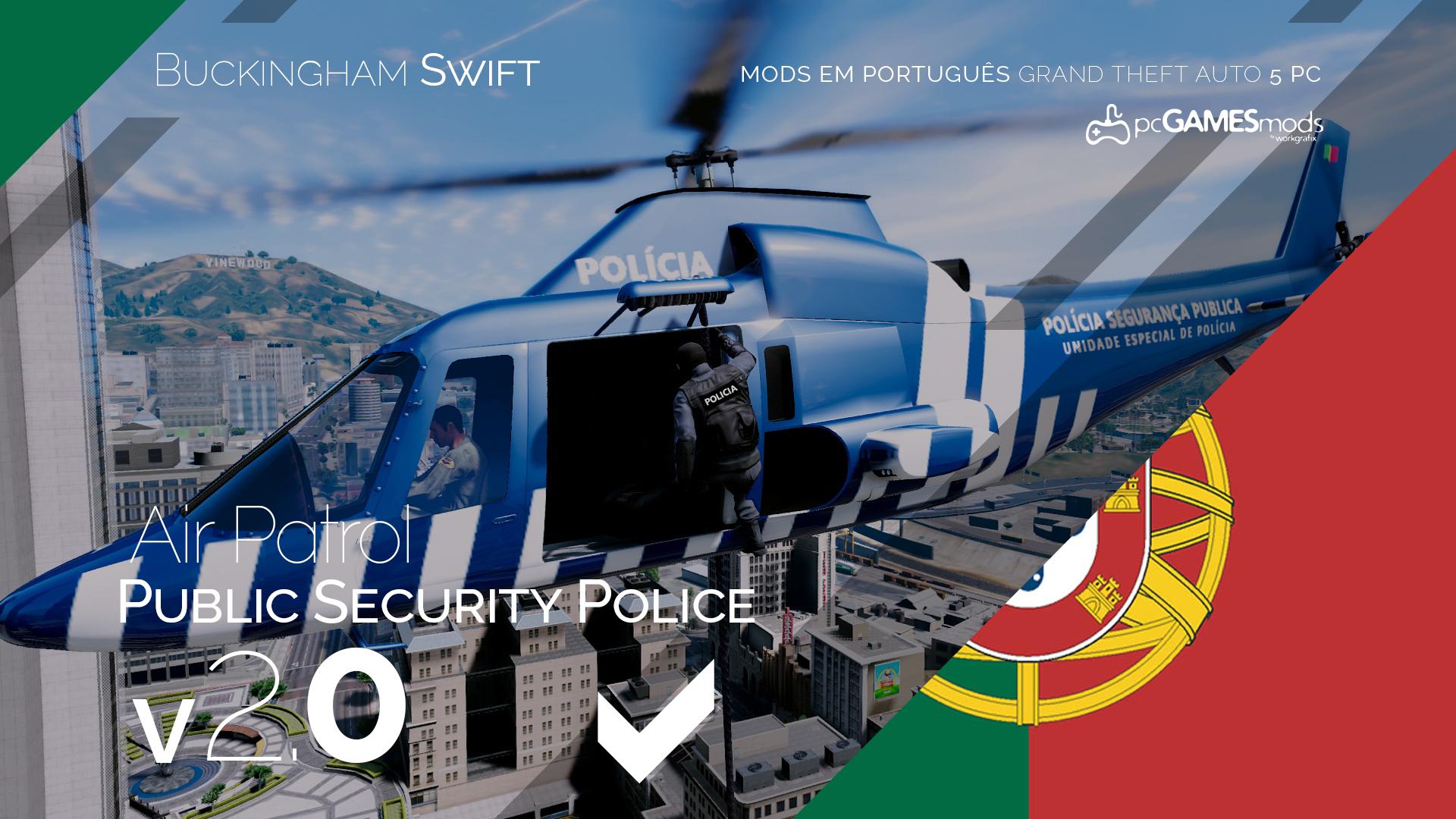 Helicóptero Policia Do GTA V - MTA Brasil