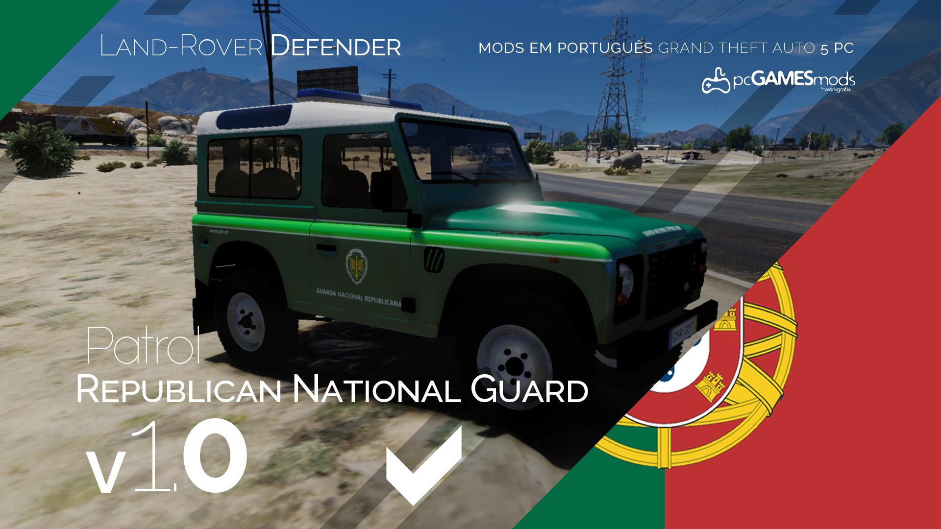 Land Rover Defender 90 Policia Naval for GTA 5