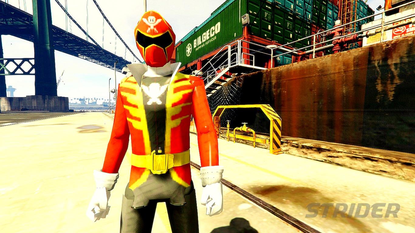 Power Ranger Red Super Mega Force - GTA5-Mods.com