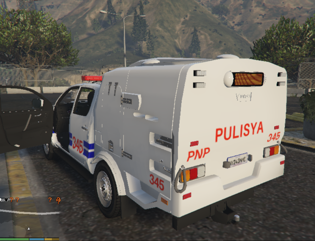 GTA 5 Colombia National Police Patrol (ELS) - Camioneta Policia Nacional  Colombia 2019 Toyota Hilux: Mods Colombia GTA V Mod 