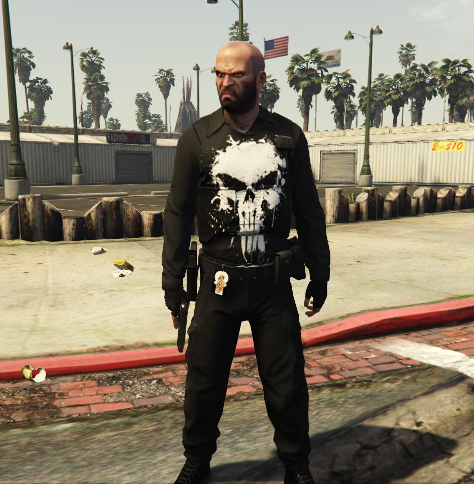 Punisher Clothes For Trevor - GTA5-Mods.com