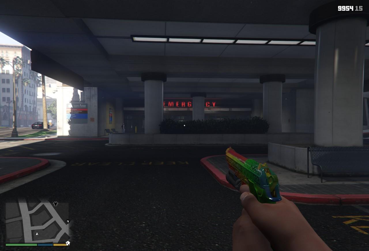 gta update steam 5 Pistol Rainbow Skin   Mods.com GTA5