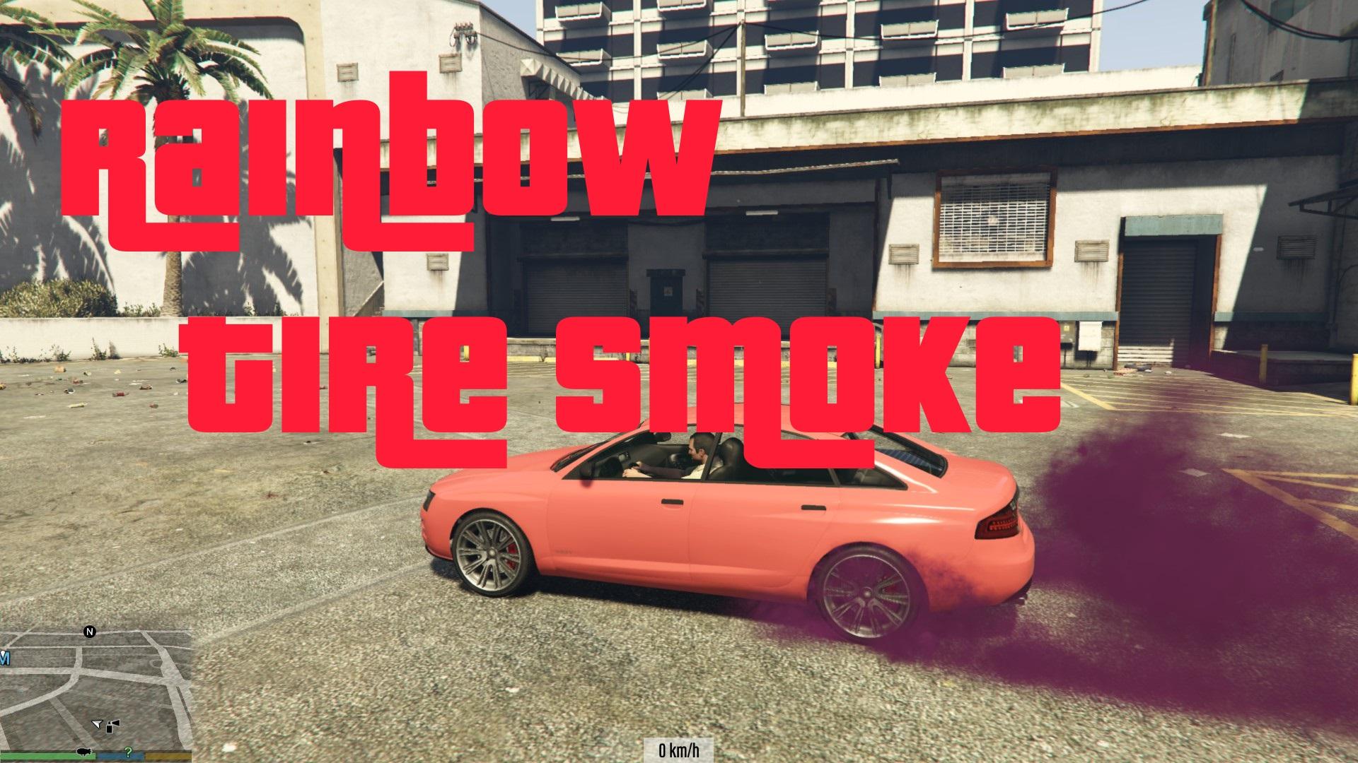 Rainbow Tire Smoke - GTA5-Mods.com