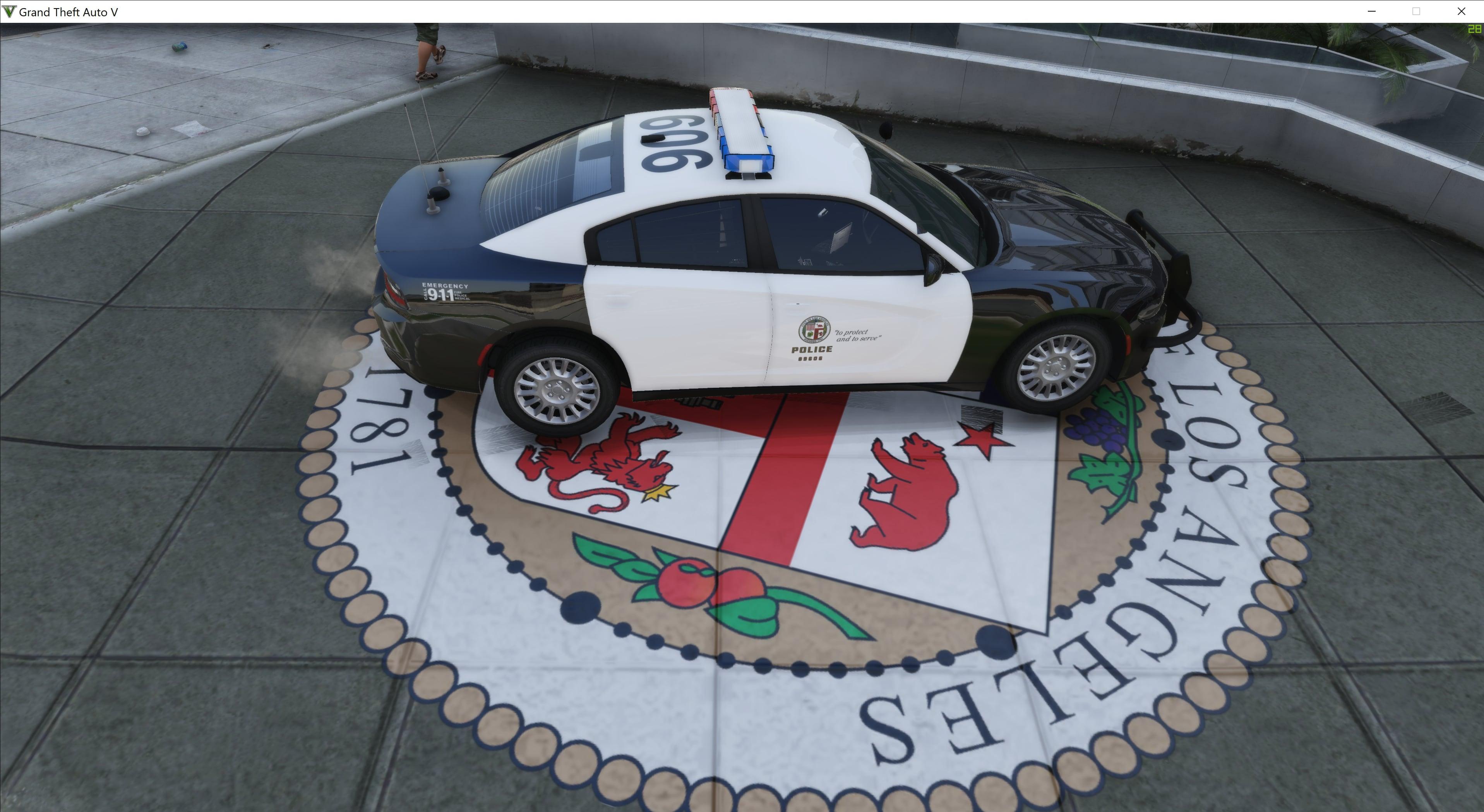 Gta 5 dodge charger lapd фото 45