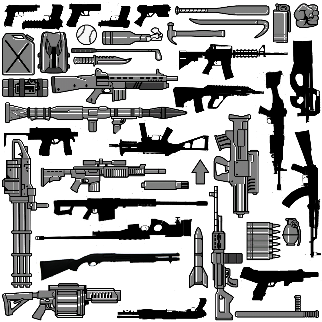 Real weapon icons pack (BLACK) - GTA5-Mods.com