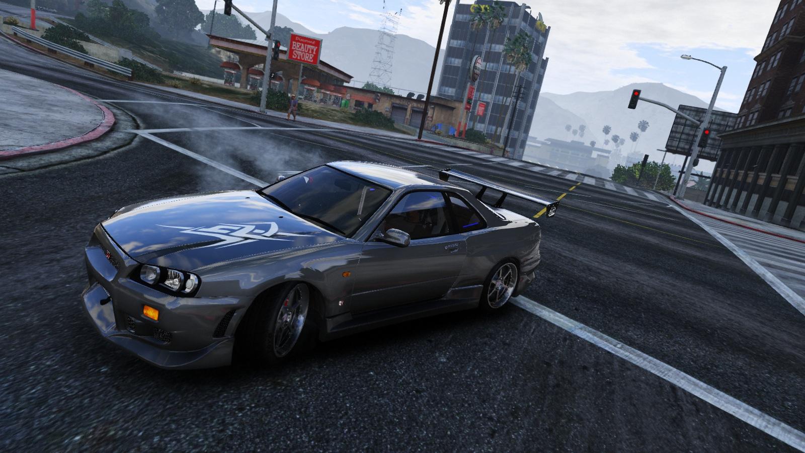 Realistic 1100 hp Skyline R34 GT-R Handling - GTA5-Mods.com