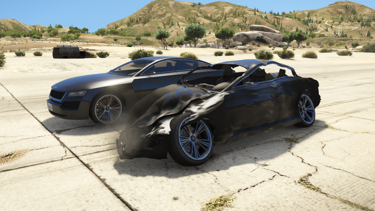 Realistic Car Damage With Better Deformation For DLC Vehicles - GTA5