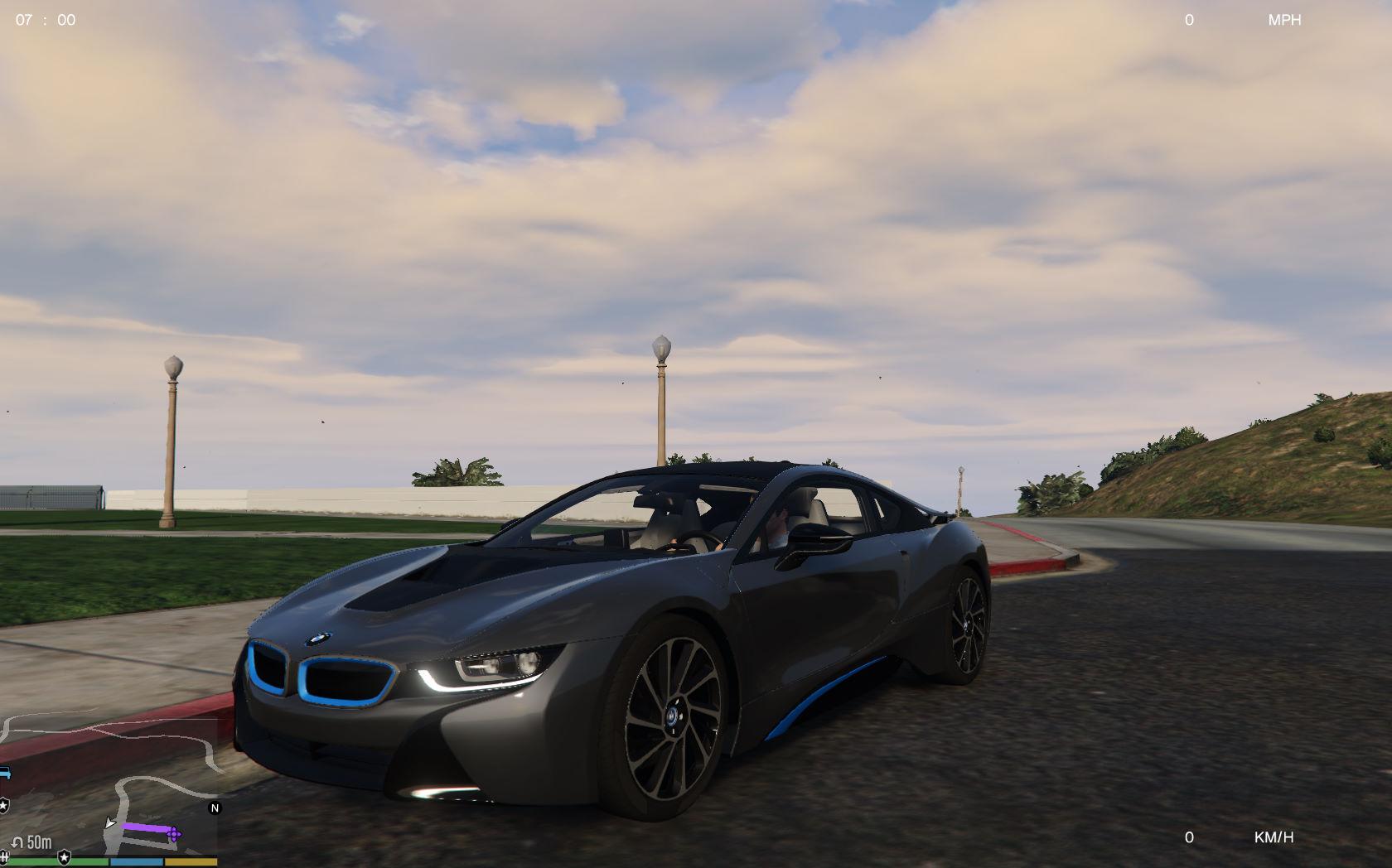 Realistic driving for the BMW  i8  GTA5 Mods com