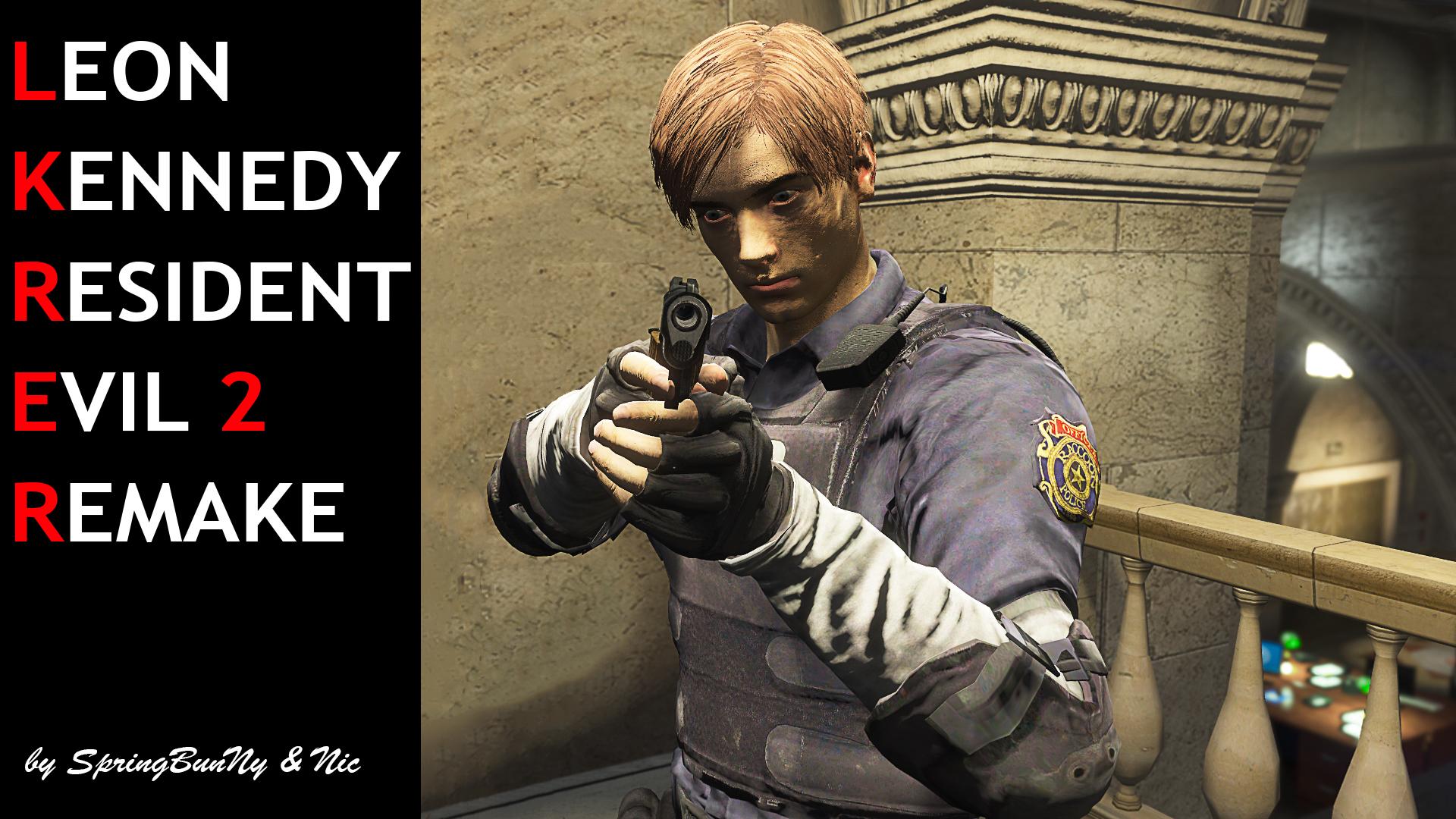 Resident Evil 2 Leon Kennedy Remake Gta5 