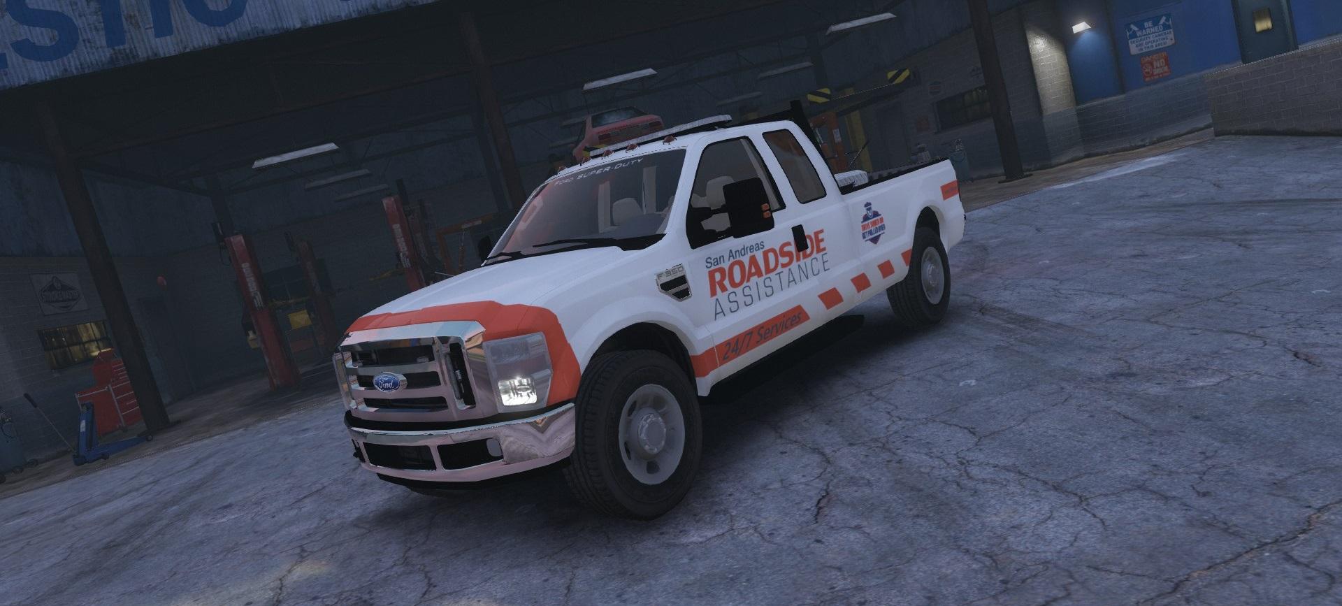 Els Roadside Assistance V Service Vehicle F 350 Gta5