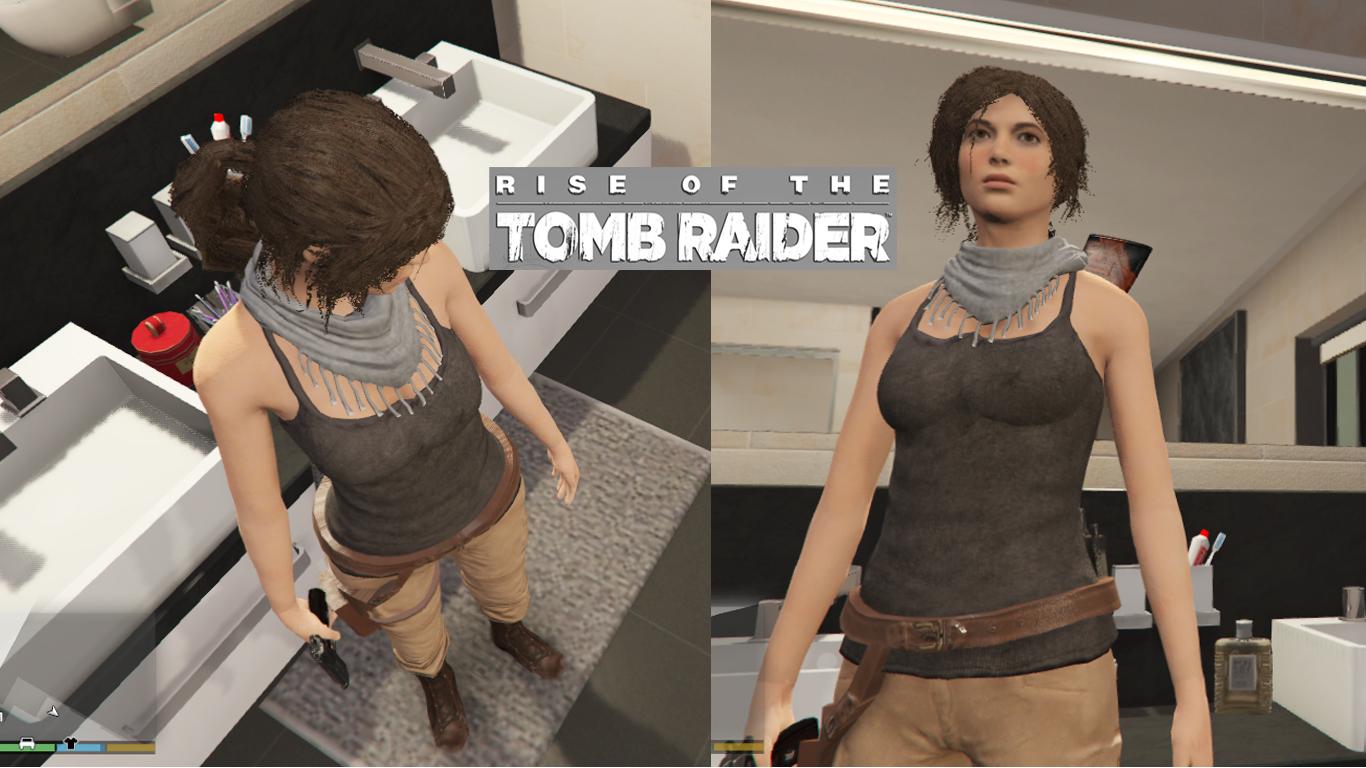 Rottr Lara Croft enhanced textures + wardrobe - GTA5-Mods.com