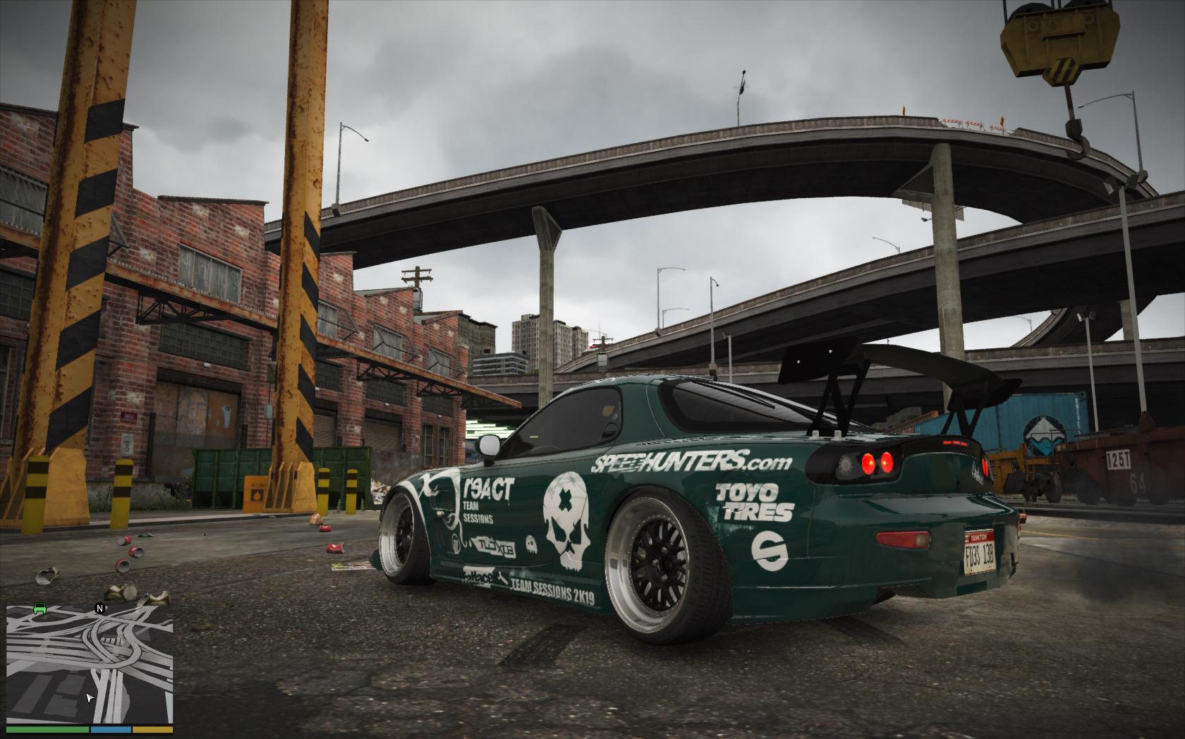 NFS Pro Street Paintjob for Neos7 Mazda RX-7 - GTA5-Mods.com