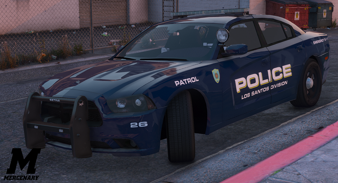 San Andreas Divisional Dodge Charger Texture Pack 