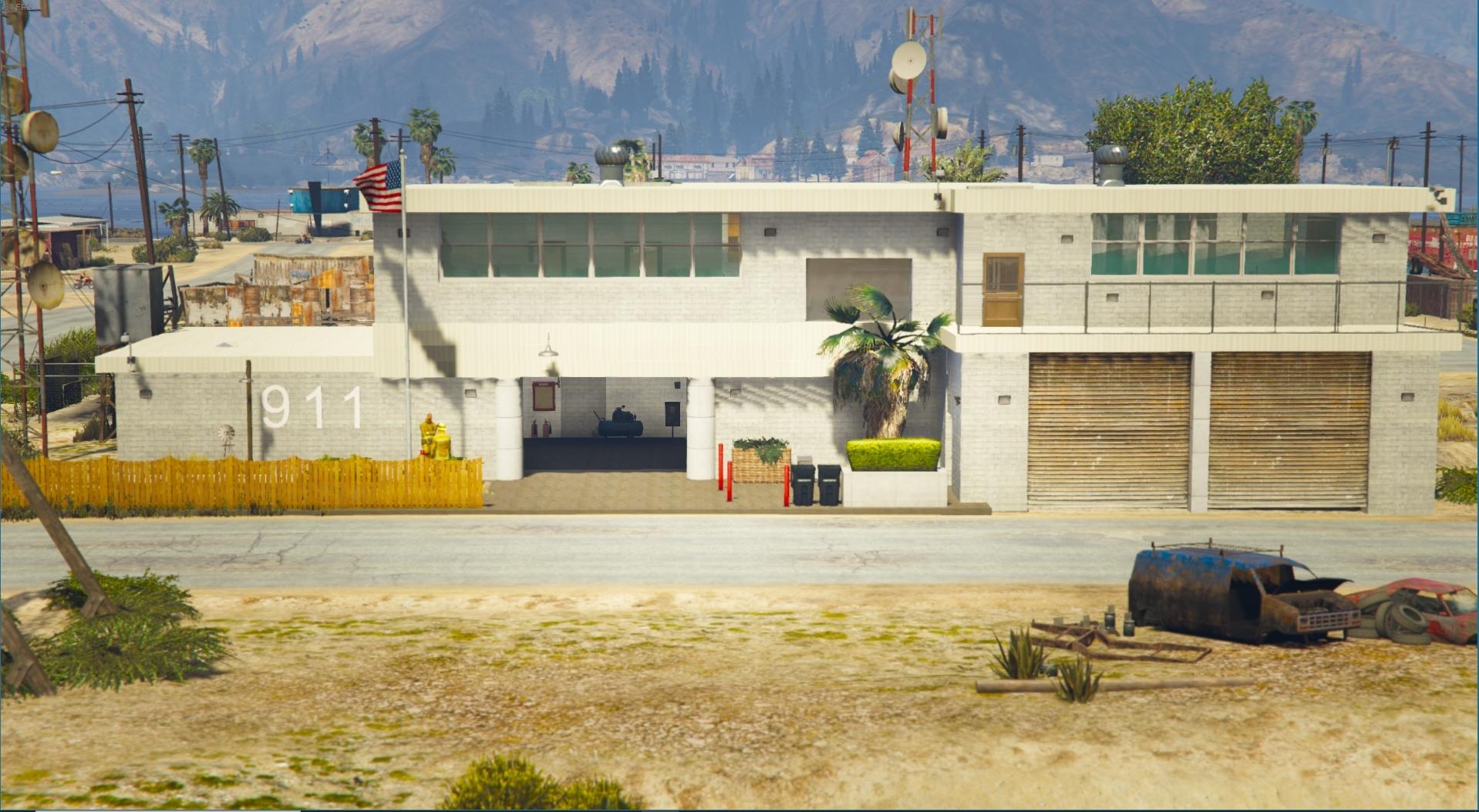 Sandy Shores Fire Department Menyoo Gta5