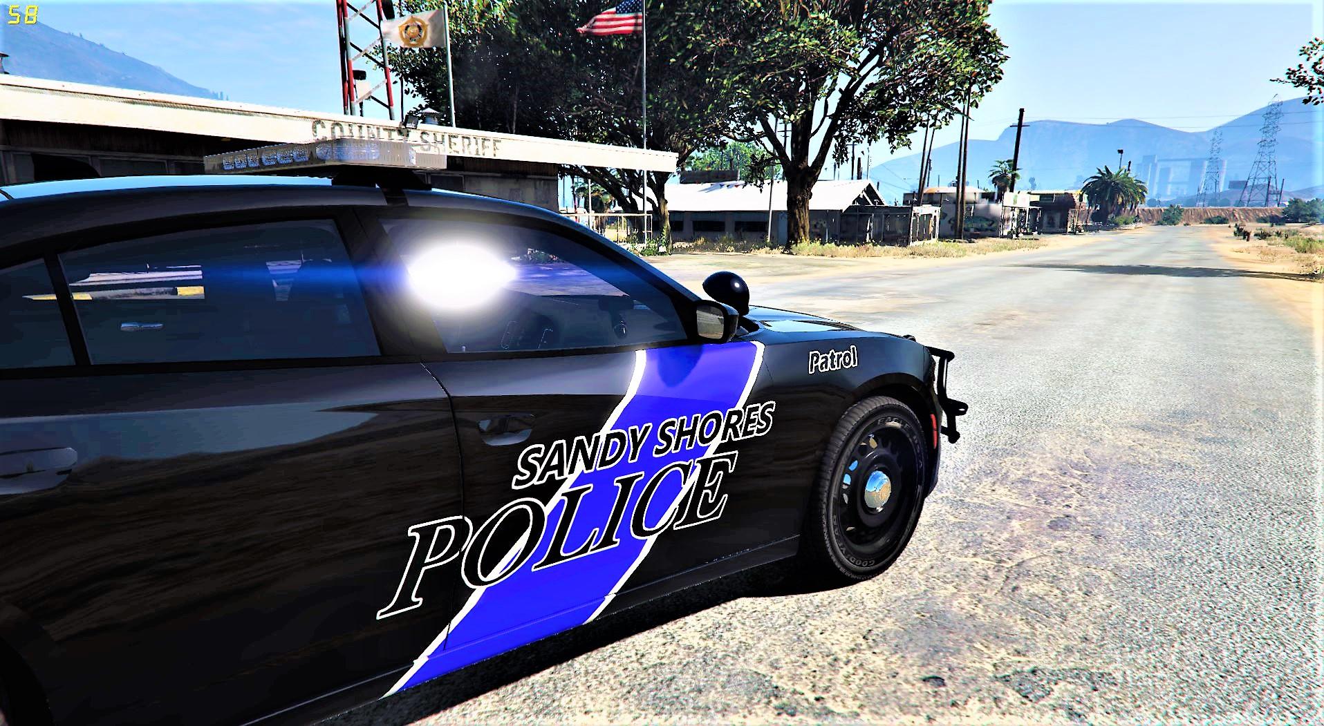 Sandy Shores Police Department Fivemreadyymap Gta