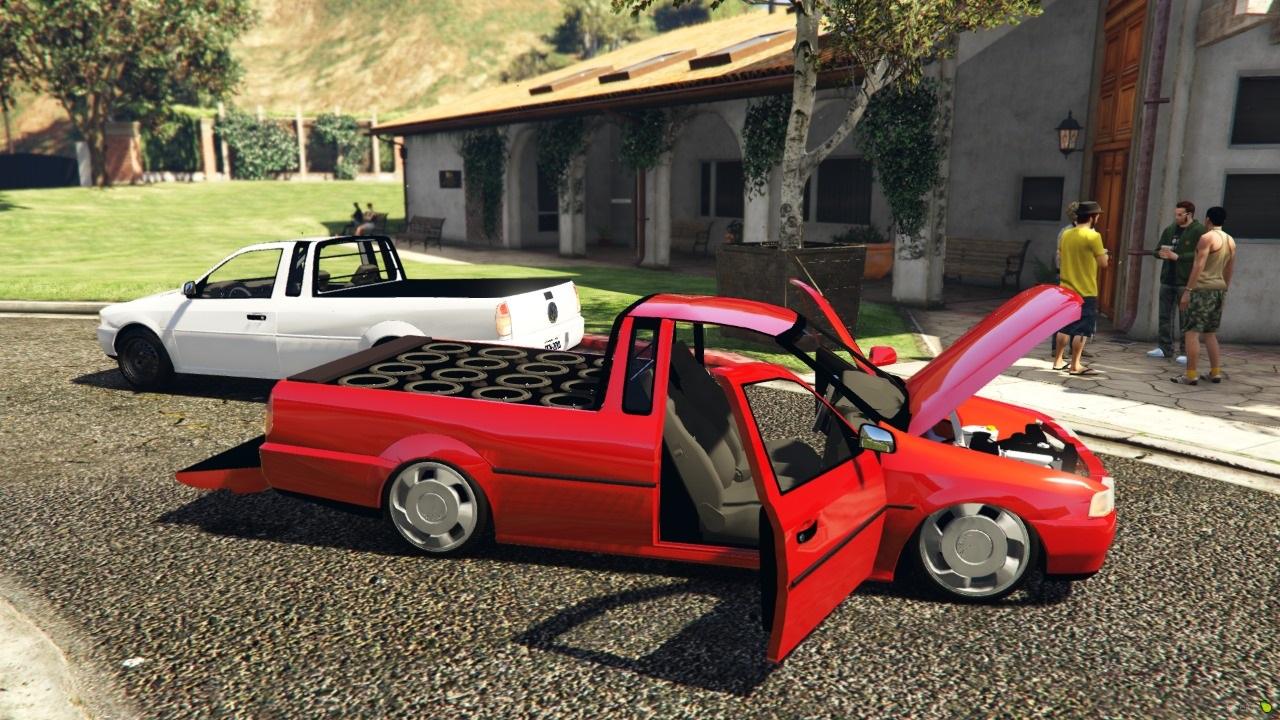 Saveiro Cross Cabine Dupla R 18 Suspensão Fixa [Replace] - GTA5-Mods.com