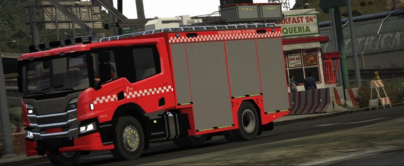 Scania P360 Norwegian Firetruck - GTA5-Mods.com