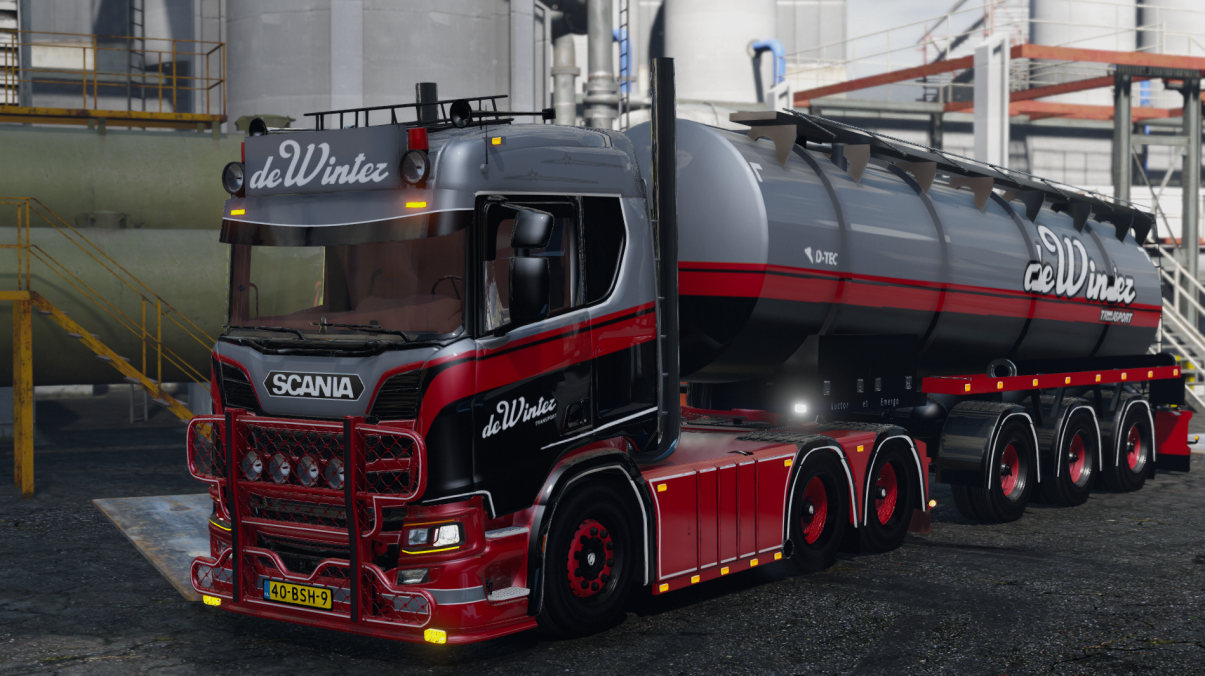 Scania R520 V8 De Winter [Add-On | Materials] - GTA5-Mods.com