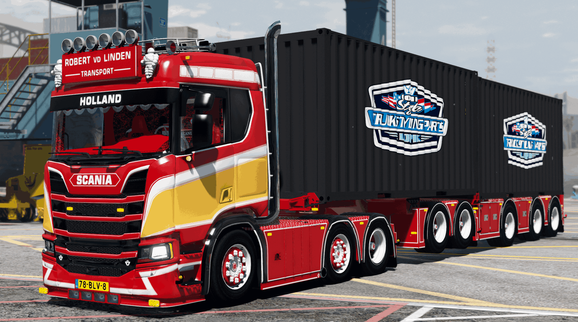 Scania R650 Robert Van Der Linden [Add-On | Interior] - GTA5-Mods.com