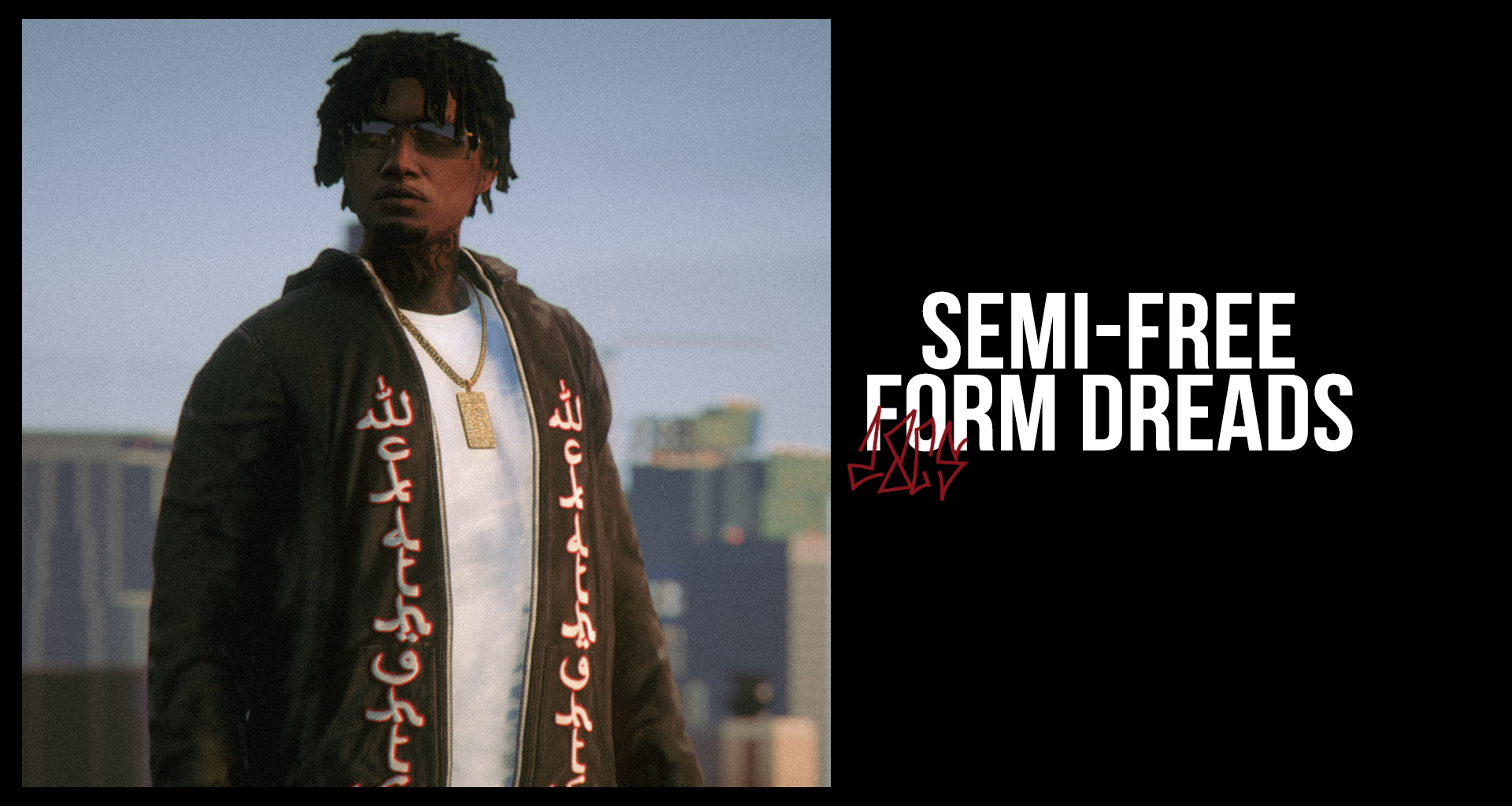 Semi Free Form Dreads For MP Male - GTA5-Mods.com