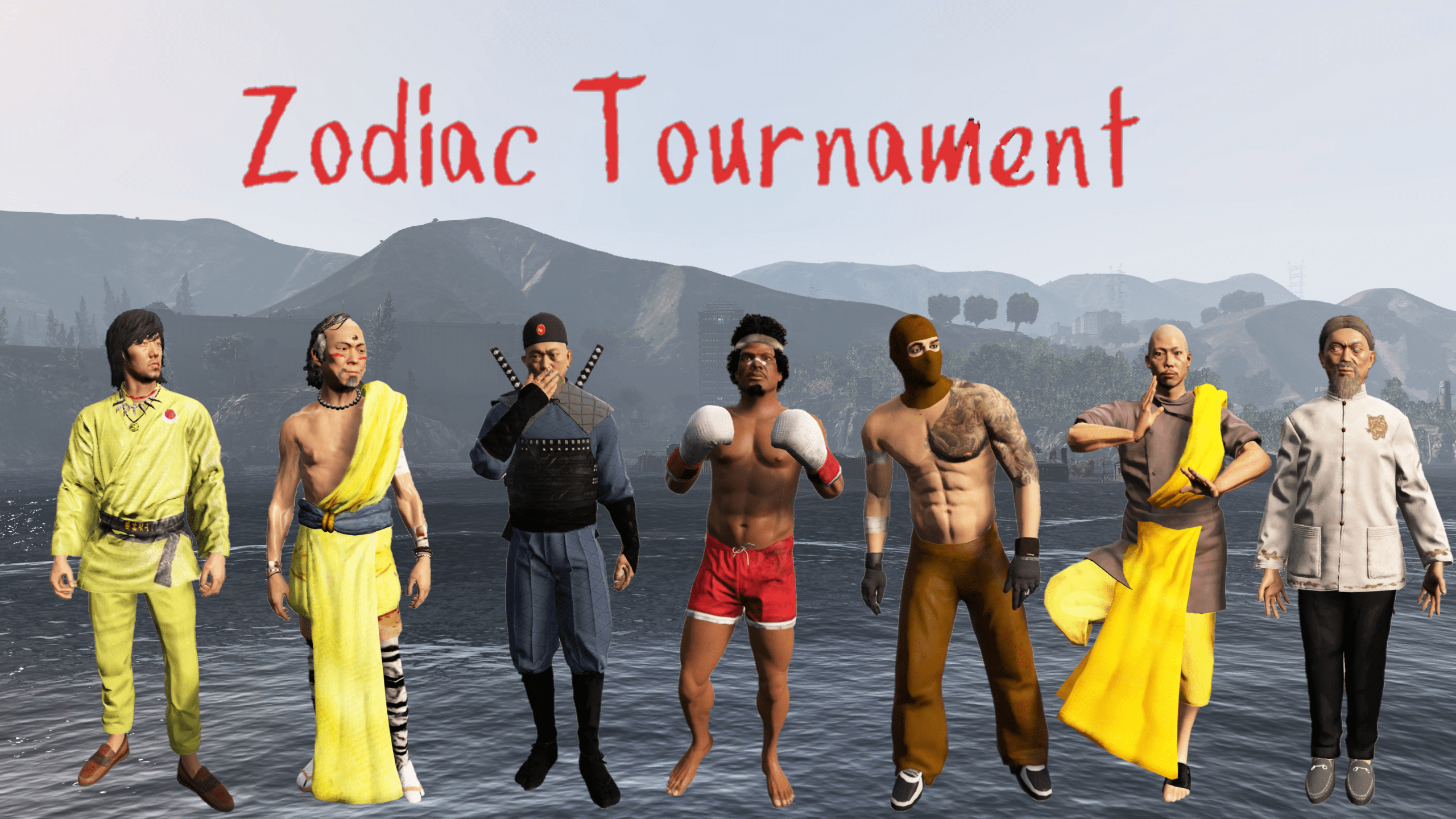 Zodiac Tournament Fighter Ped Pack (Sleeping Dogs/Dead Rising 3 Tribute) -  GTA5-Mods.com