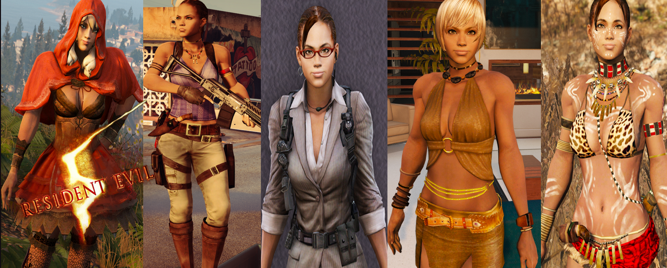 Sheva Alomar - Resident Evil 5 - MEGA PACK OUTFITS [Add-On Ped] [Replace] -  GTA5-Mods.com