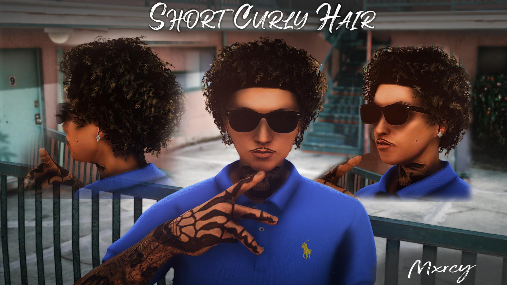 Short Curly Hair for Mp Male - GTA5-Mods.com