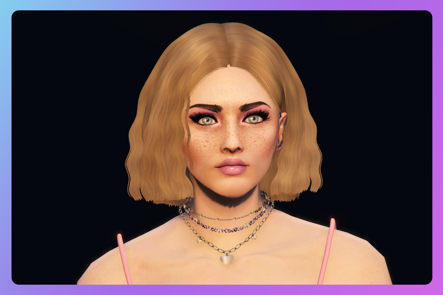 Short Wavy Hair For MP Female GTA Mods Com