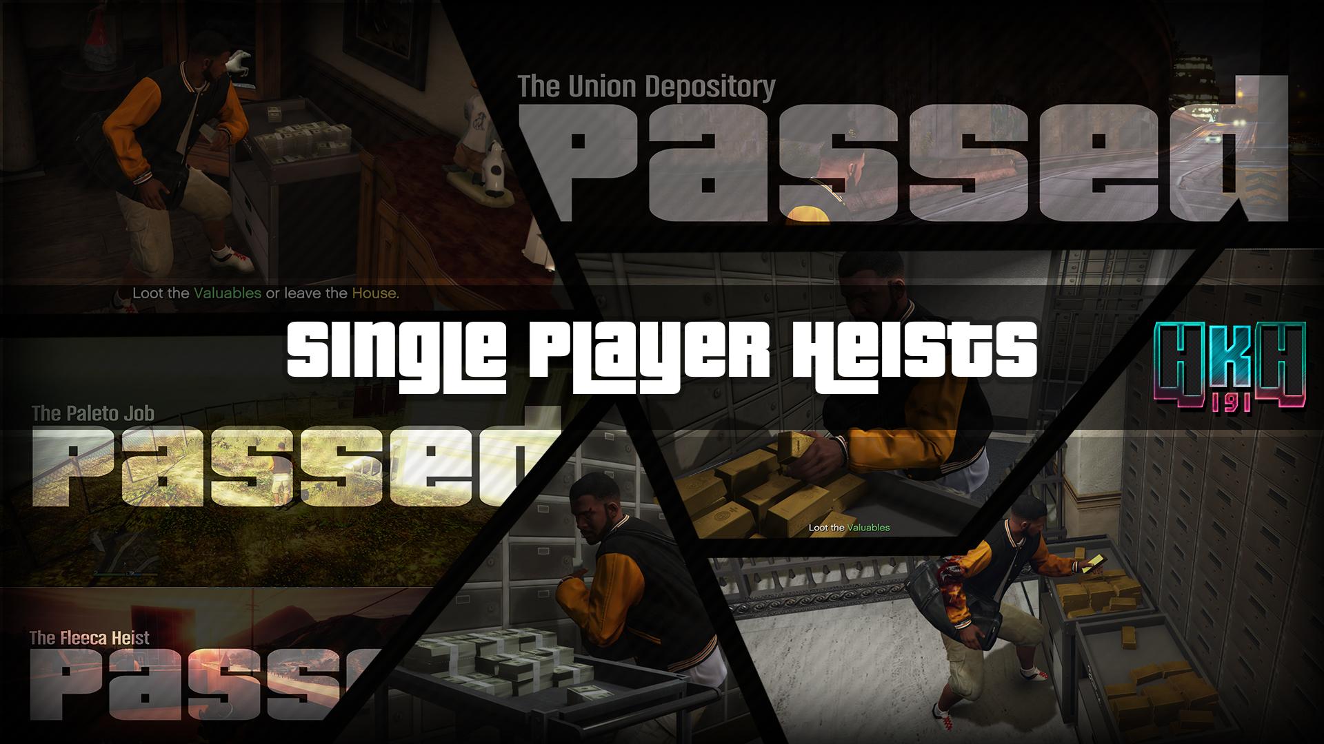 how to do heists in gta 5 single player