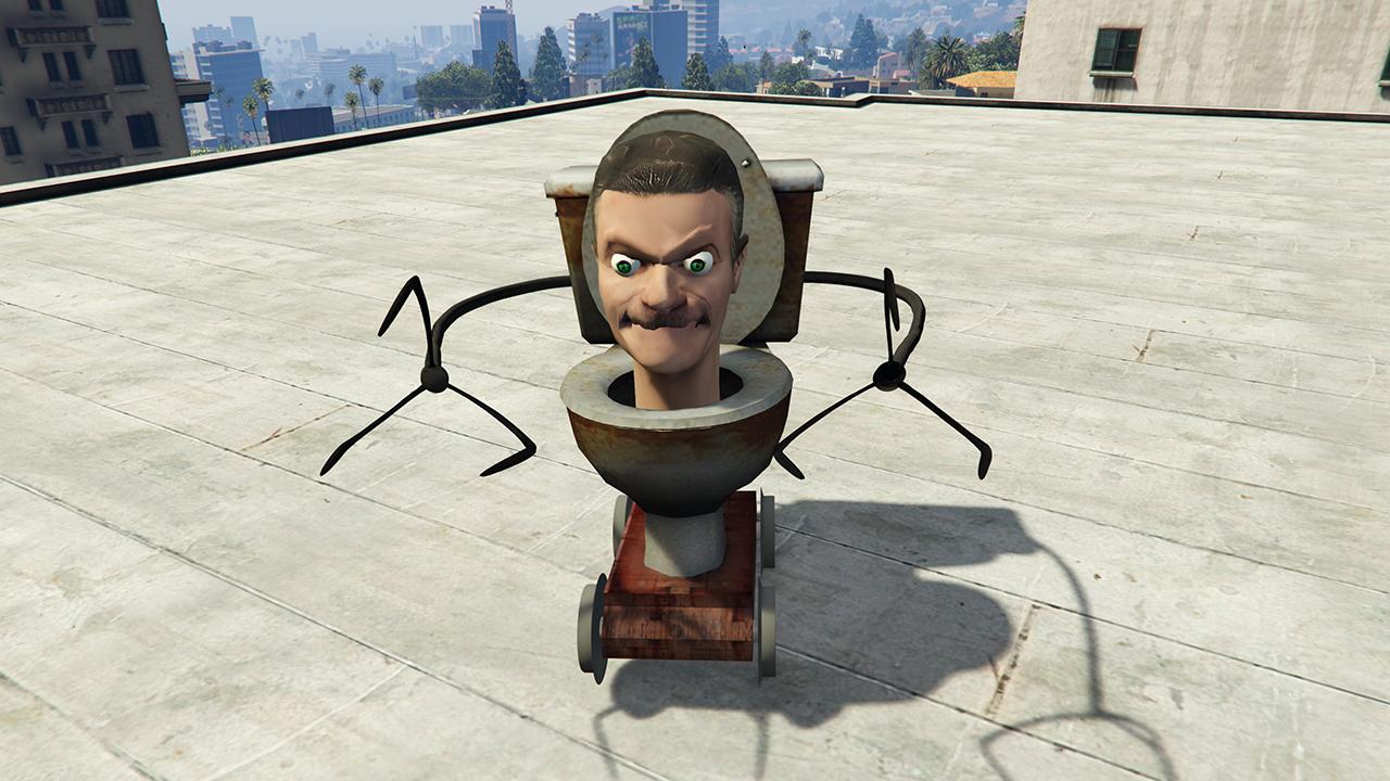 Skibidi Toilet Grabber GTA5 Mods