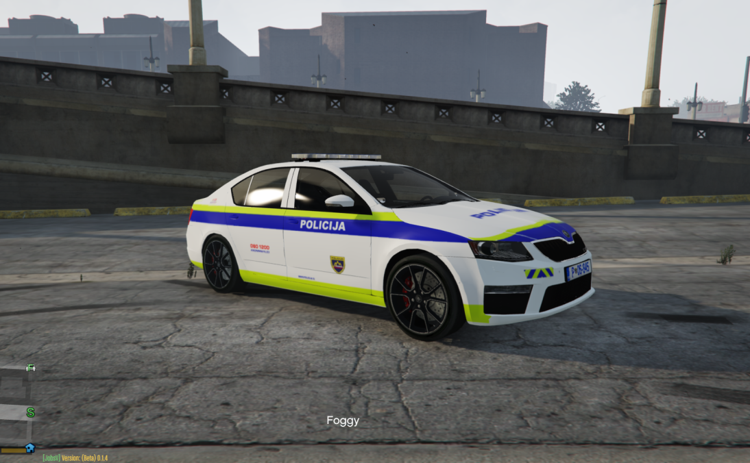 Slovenian police skoda ocatvia limusina. - GTA5-Mods.com