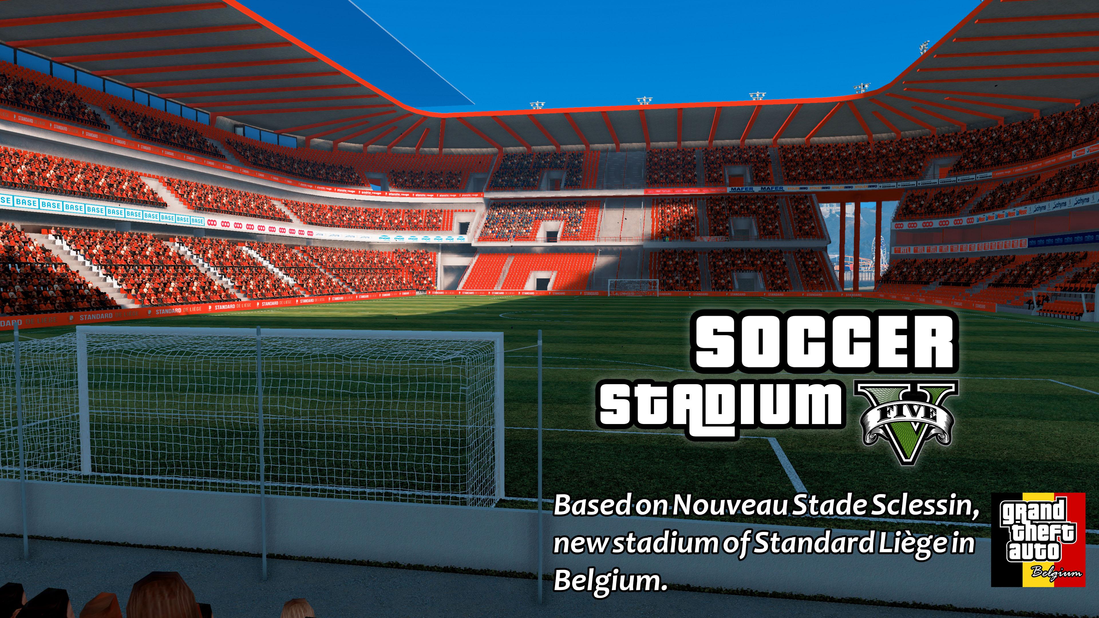 Soccer Stadium V  Nouveau Stade  Sclessin GTA5 Mods com