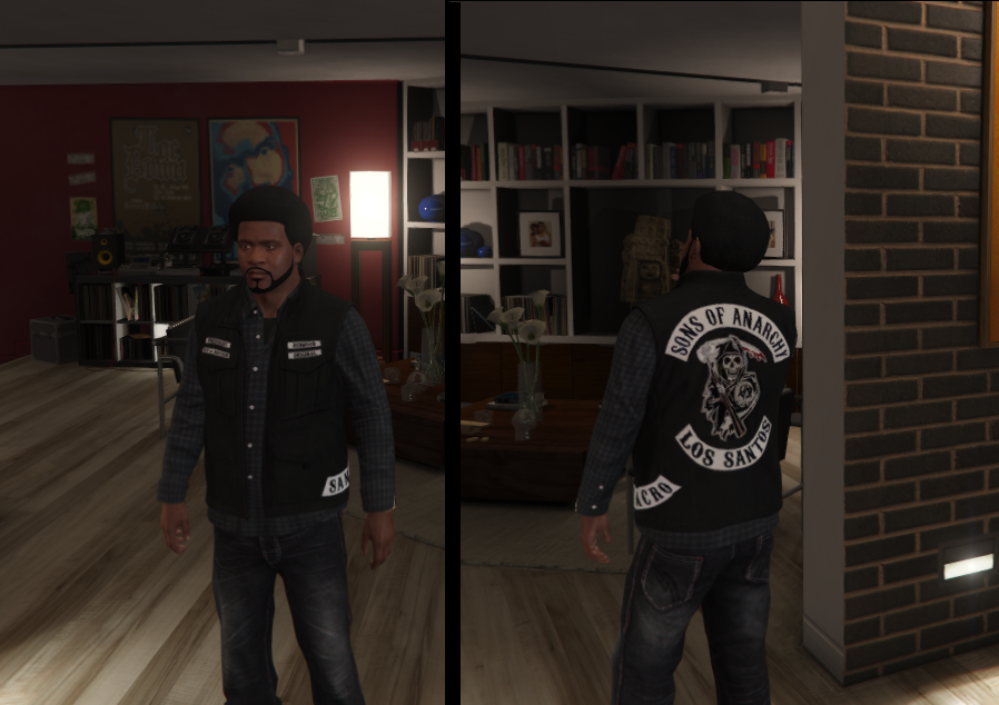 Sons of Anarchy Jacket for Franklin - GTA5-Mods.com