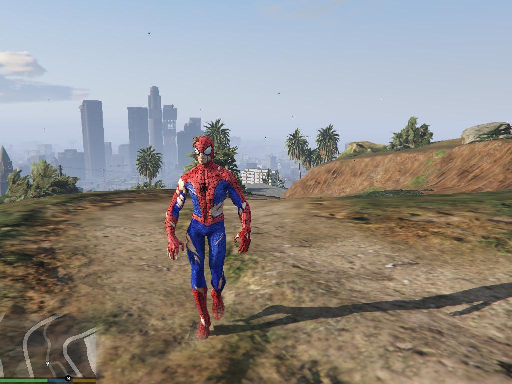 Amazing Spider-Man (Damaged) [Add-On Ped] - GTA5-Mods.com