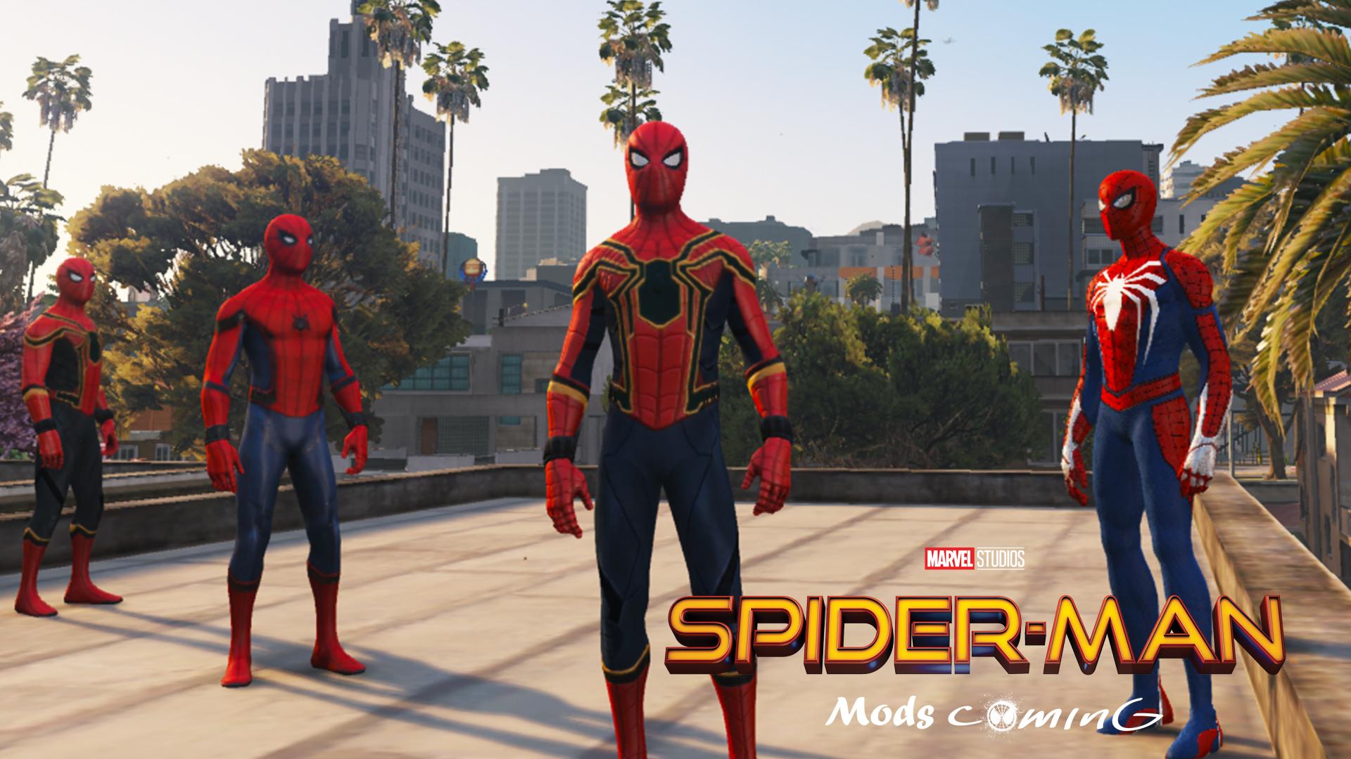 Spiderman mods coming Pack (Infinity War, Home-coming 