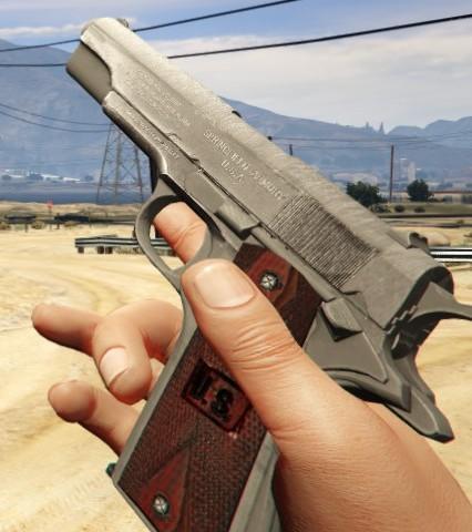 Springfield 1911 U.S. Army retextured - GTA5-Mods.com