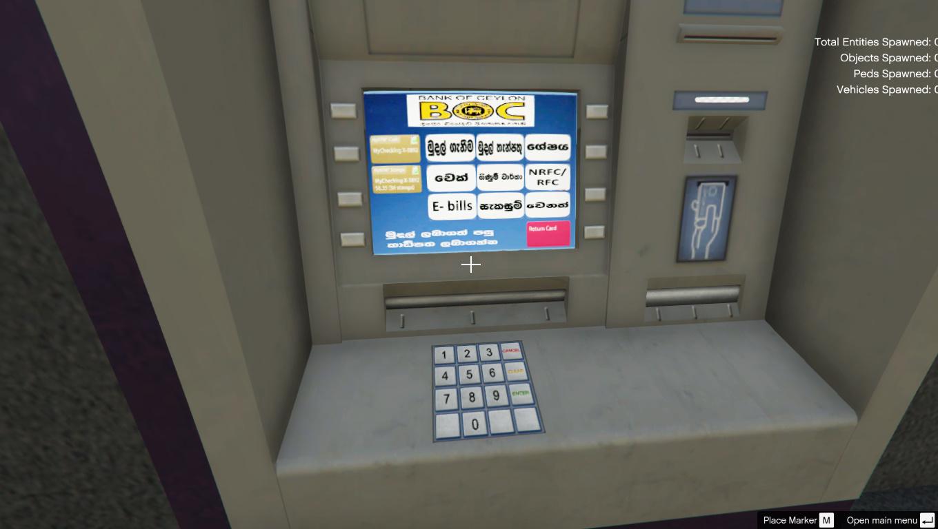 Sri Lankan ATMs - ලංකා බැංකුවේ ATM යන්ත්‍ර - GTA5-Mods.com