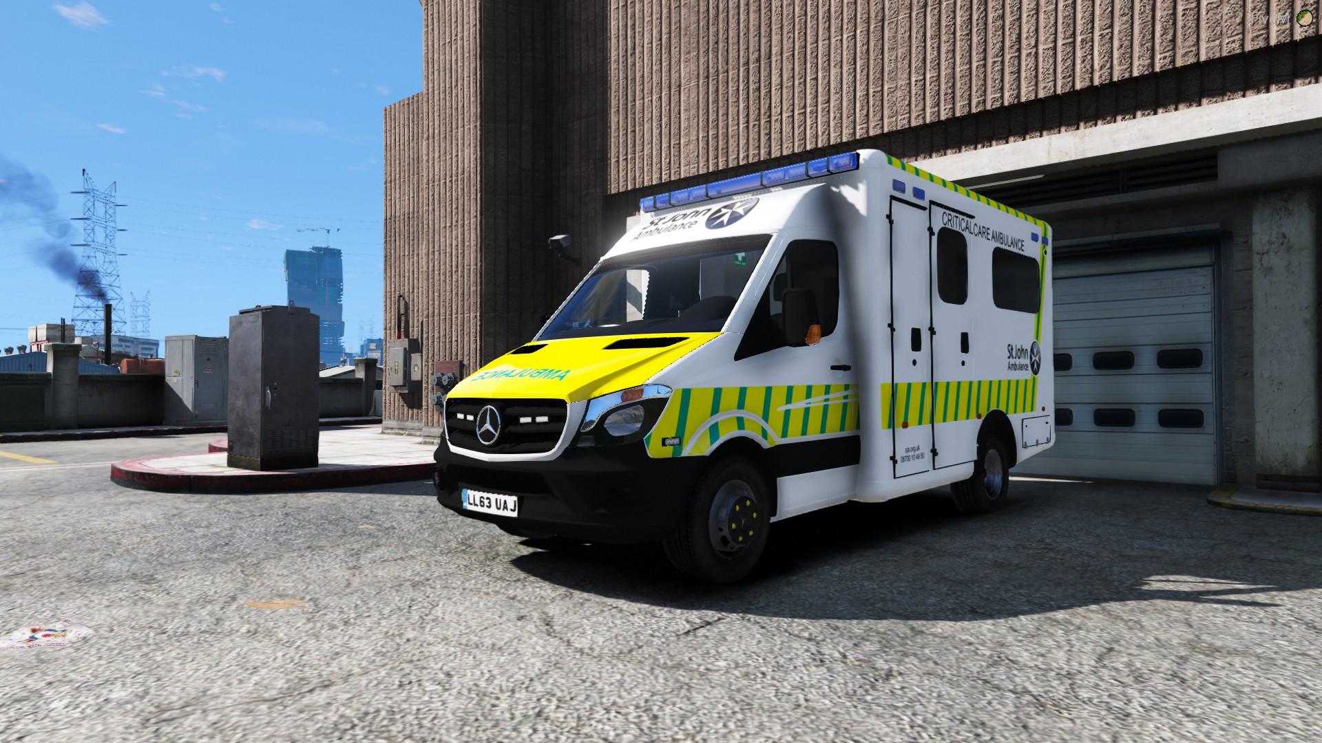 Ambulance gta 5 замена фото 66