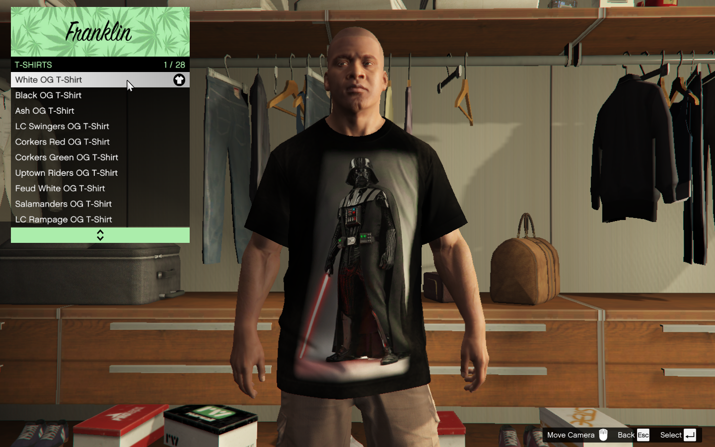 Star Wars Battlefront Darth Vader and Luke T-Shirt - GTA5-Mods.com