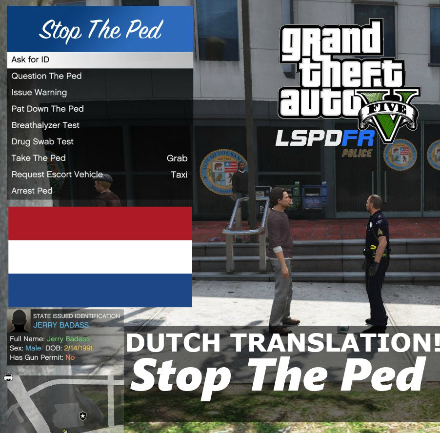 Stop The Ped Dutch Text For PatDownItems And PedAnswers GTA5 Mods Com   Fef2a8 StopThePed 