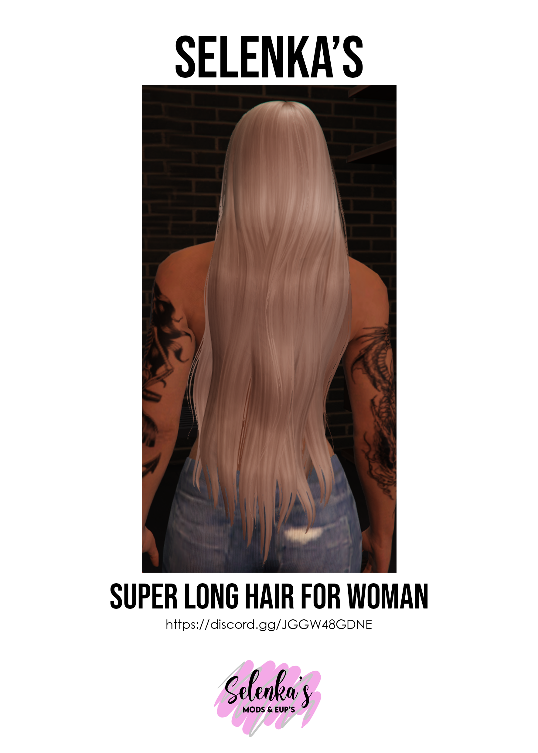 Super Long Hair For mp_female 