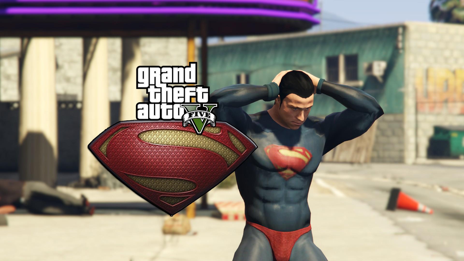 gta 5 superman mod why doesnt he have a cape