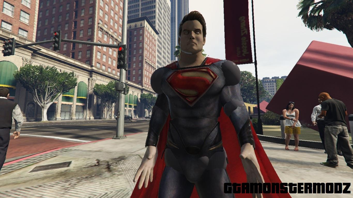 how to get superman mods in gta 5