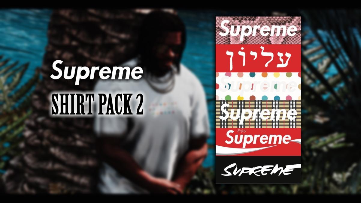 Supreme shirt pack 2 - GTA5-Mods.com