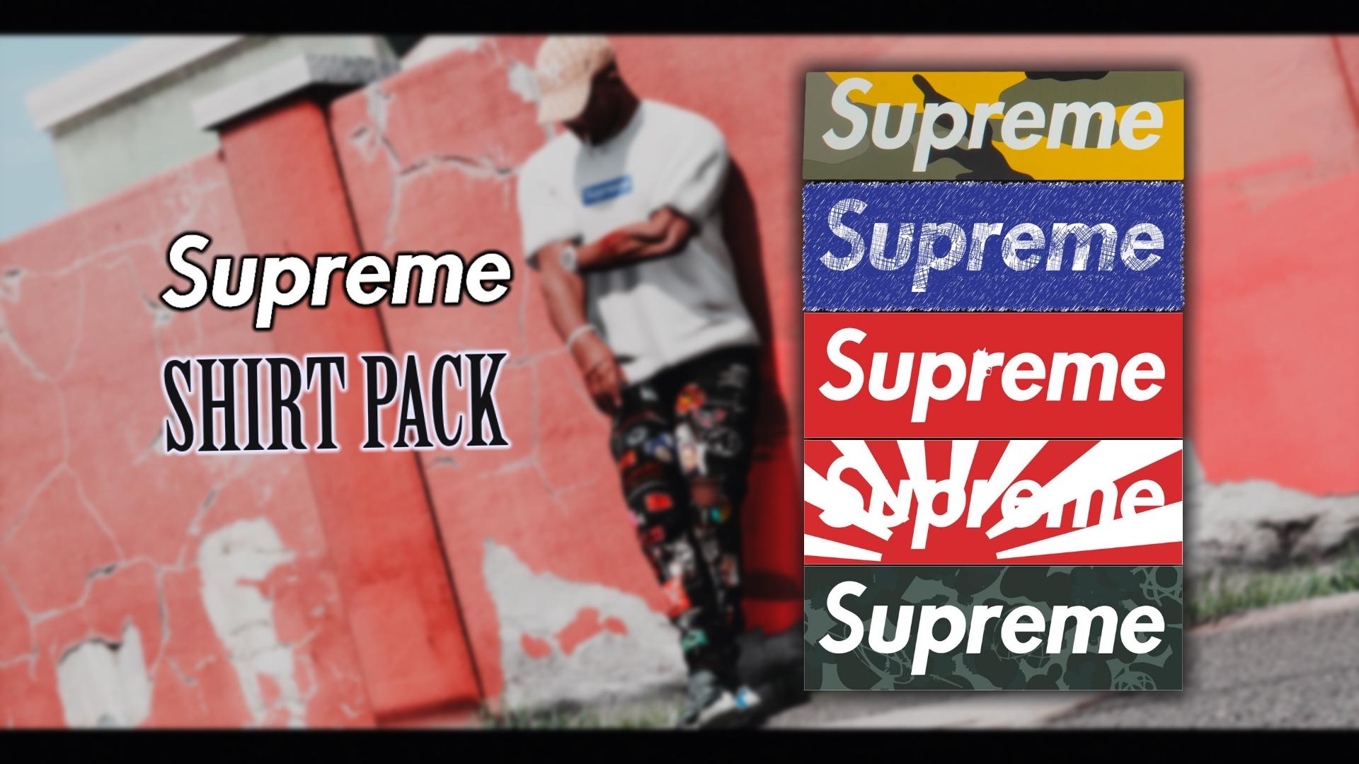 Supreme shirt pack 