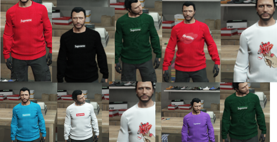 Supreme Sweatshirts Pack - GTA5-Mods.com