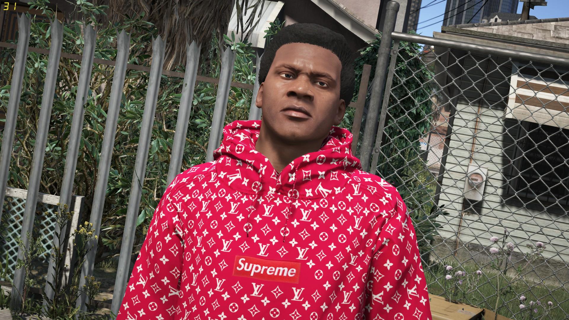 SUPREME X LOUIS VUITTON HOODIE