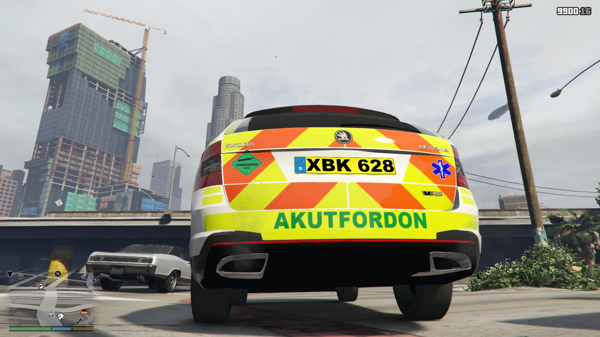 Swedish emergency vehicle EMS GTA5 Mods com
