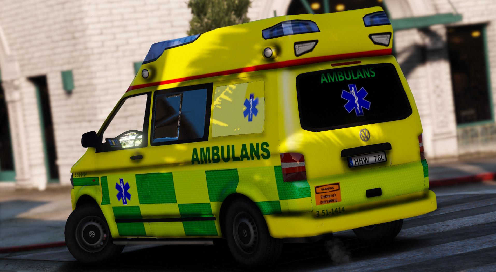 Ambulance gta 5 замена